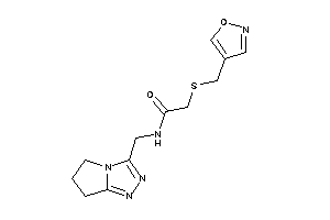 N-(6,7-dihydro-5H-pyrrolo[2,1-c][1,2,4]triazol-3-ylmethyl)-2-(isoxazol-4-ylmethylthio)acetamide