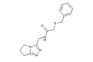 2-(benzylthio)-N-(6,7-dihydro-5H-pyrrolo[2,1-c][1,2,4]triazol-3-ylmethyl)acetamide