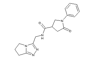 N-(6,7-dihydro-5H-pyrrolo[2,1-c][1,2,4]triazol-3-ylmethyl)-5-keto-1-phenyl-pyrrolidine-3-carboxamide