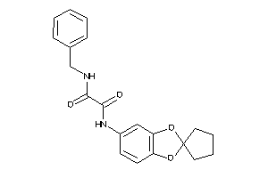 N-benzyl-N'-spiro[1,3-benzodioxole-2,1'-cyclopentane]-5-yl-oxamide