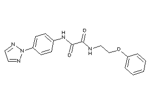 N-(2-phenoxyethyl)-N'-[4-(triazol-2-yl)phenyl]oxamide