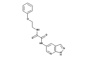 N-(2-phenoxyethyl)-N'-(1H-pyrazolo[3,4-b]pyridin-5-yl)oxamide