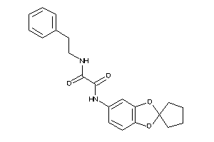 N-phenethyl-N'-spiro[1,3-benzodioxole-2,1'-cyclopentane]-5-yl-oxamide