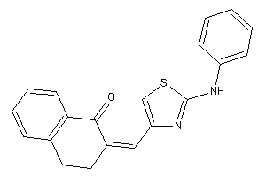 Image of 2-[(2-anilinothiazol-4-yl)methylene]tetralin-1-one