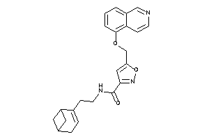 N-[2-(4-bicyclo[3.1.1]hept-3-enyl)ethyl]-5-(5-isoquinolyloxymethyl)isoxazole-3-carboxamide