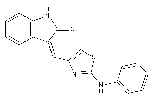 Image of 3-[(2-anilinothiazol-4-yl)methylene]oxindole