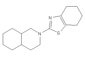 2-(3,4,4a,5,6,7,8,8a-octahydro-1H-isoquinolin-2-yl)-4,5,6,7-tetrahydro-1,3-benzothiazole