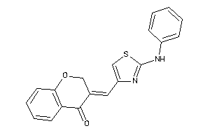 3-[(2-anilinothiazol-4-yl)methylene]chroman-4-one