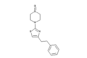 4-(4-phenethylthiazol-2-yl)-1,4-thiazinane 1-oxide
