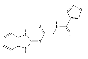 Image of N-[2-(1,3-dihydrobenzimidazol-2-ylideneamino)-2-keto-ethyl]-3-furamide
