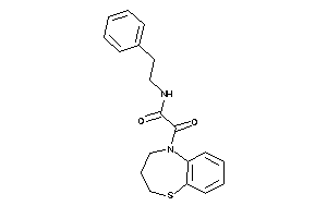 2-(3,4-dihydro-2H-1,5-benzothiazepin-5-yl)-2-keto-N-phenethyl-acetamide