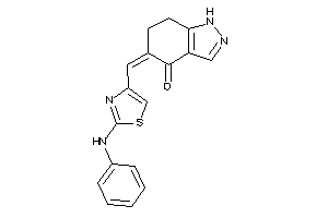 5-[(2-anilinothiazol-4-yl)methylene]-6,7-dihydro-1H-indazol-4-one