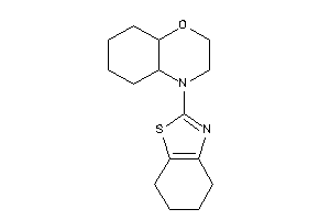 4-(4,5,6,7-tetrahydro-1,3-benzothiazol-2-yl)-2,3,4a,5,6,7,8,8a-octahydrobenzo[b][1,4]oxazine