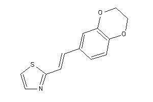 2-[2-(2,3-dihydro-1,4-benzodioxin-7-yl)vinyl]thiazole