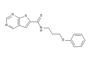 N-(3-phenoxypropyl)thieno[2,3-d]pyrimidine-6-carboxamide