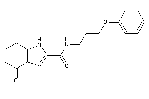 4-keto-N-(3-phenoxypropyl)-1,5,6,7-tetrahydroindole-2-carboxamide