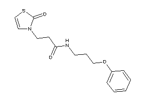 3-(2-keto-4-thiazolin-3-yl)-N-(3-phenoxypropyl)propionamide