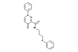 4-keto-N-(3-phenoxypropyl)-1-phenyl-pyridazine-3-carboxamide