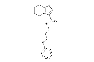 N-(3-phenoxypropyl)-4,5,6,7-tetrahydrobenzothiophene-3-carboxamide