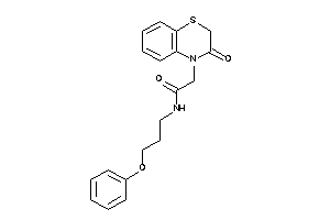 2-(3-keto-1,4-benzothiazin-4-yl)-N-(3-phenoxypropyl)acetamide