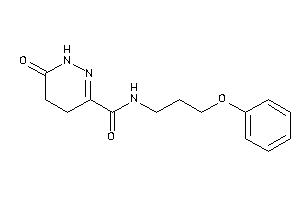 6-keto-N-(3-phenoxypropyl)-4,5-dihydro-1H-pyridazine-3-carboxamide