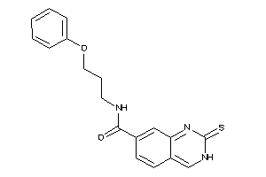 N-(3-phenoxypropyl)-2-thioxo-3H-quinazoline-7-carboxamide