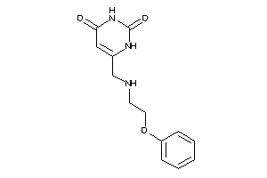 6-[(2-phenoxyethylamino)methyl]uracil