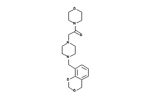 2-[4-(4H-1,3-benzodioxin-8-ylmethyl)piperazino]-1-morpholino-ethanone