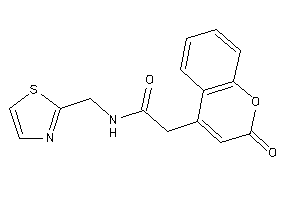 2-(2-ketochromen-4-yl)-N-(thiazol-2-ylmethyl)acetamide