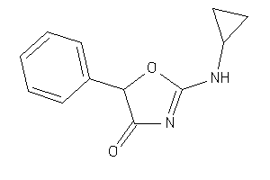 Image of 2-(cyclopropylamino)-5-phenyl-2-oxazolin-4-one