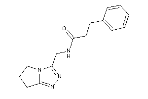 N-(6,7-dihydro-5H-pyrrolo[2,1-c][1,2,4]triazol-3-ylmethyl)-3-phenyl-propionamide