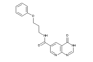 Image of 4-keto-N-(3-phenoxypropyl)-3H-pyrido[2,3-d]pyrimidine-6-carboxamide
