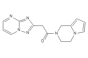 1-(3,4-dihydro-1H-pyrrolo[1,2-a]pyrazin-2-yl)-2-([1,2,4]triazolo[1,5-a]pyrimidin-2-yl)ethanone