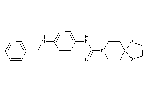 N-[4-(benzylamino)phenyl]-1,4-dioxa-8-azaspiro[4.5]decane-8-carboxamide