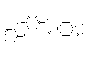 N-[4-[(2-keto-1-pyridyl)methyl]phenyl]-1,4-dioxa-8-azaspiro[4.5]decane-8-carboxamide