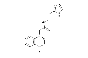 Image of N-[2-(1H-imidazol-2-yl)ethyl]-2-(4-ketocinnolin-1-yl)acetamide