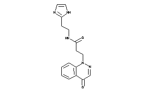 Image of N-[2-(1H-imidazol-2-yl)ethyl]-3-(4-ketocinnolin-1-yl)propionamide