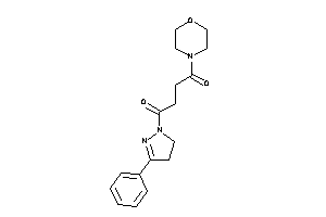 1-morpholino-4-(3-phenyl-2-pyrazolin-1-yl)butane-1,4-dione