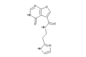 N-[2-(1H-imidazol-2-yl)ethyl]-4-keto-3H-furo[2,3-d]pyrimidine-5-carboxamide