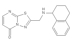 Image of 2-[(tetralin-1-ylamino)methyl]-[1,3,4]thiadiazolo[3,2-a]pyrimidin-5-one