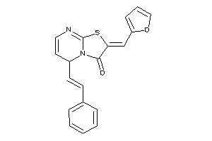 Image of 2-(2-furfurylidene)-5-styryl-5H-thiazolo[3,2-a]pyrimidin-3-one