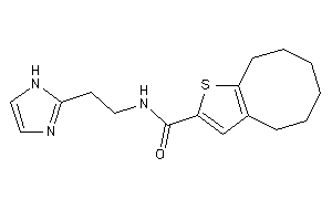 N-[2-(1H-imidazol-2-yl)ethyl]-4,5,6,7,8,9-hexahydrocycloocta[b]thiophene-2-carboxamide