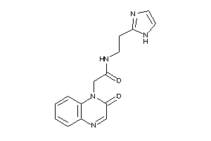 N-[2-(1H-imidazol-2-yl)ethyl]-2-(2-ketoquinoxalin-1-yl)acetamide