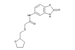 N-(2-keto-3H-1,3-benzoxazol-5-yl)-2-(tetrahydrofurfuryloxy)acetamide