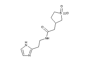 2-(1,1-diketothiolan-3-yl)-N-[2-(1H-imidazol-2-yl)ethyl]acetamide