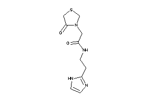 N-[2-(1H-imidazol-2-yl)ethyl]-2-(4-ketothiazolidin-3-yl)acetamide