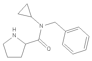 N-benzyl-N-cyclopropyl-pyrrolidine-2-carboxamide