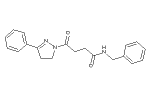 N-benzyl-4-keto-4-(3-phenyl-2-pyrazolin-1-yl)butyramide