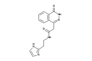 N-[2-(1H-imidazol-2-yl)ethyl]-2-(4-keto-3H-phthalazin-1-yl)acetamide