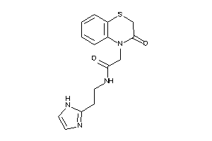 N-[2-(1H-imidazol-2-yl)ethyl]-2-(3-keto-1,4-benzothiazin-4-yl)acetamide